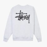 Equipaggio Stussy Di Base Grigio