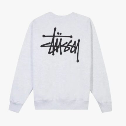 Equipaggio Stussy Di Base Grigio