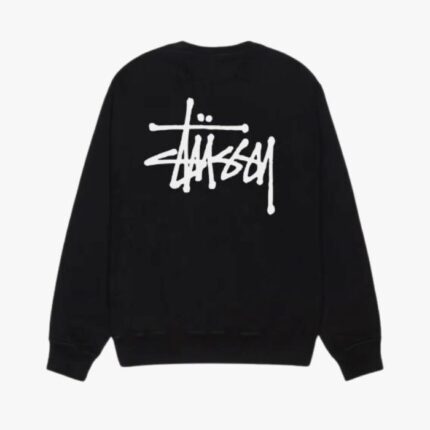 Equipaggio Stussy Di Base Nero