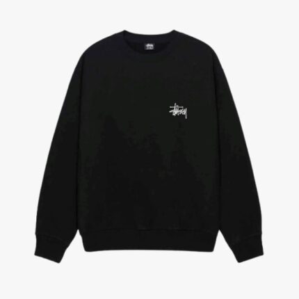 Equipaggio Stussy Di Base Nero