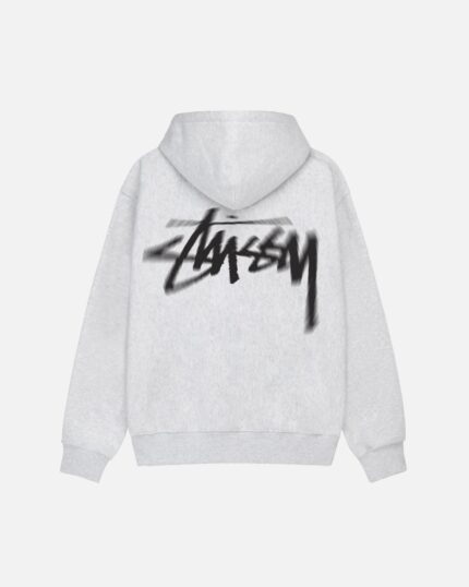 Felpa con cappuccio Dizzy Stussy – Grigio