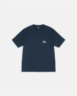 Maglietta blu navy Stussy Basic