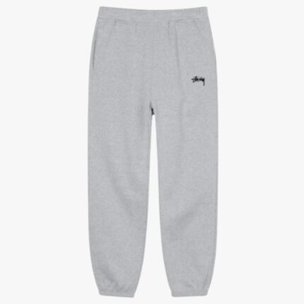 Pantaloni Grigi Con Logo Stussy Stock